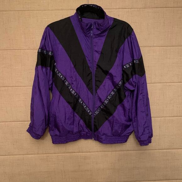 90’s Vintage Bocoo Track Jacket Unisex Windbreaker Sz. medium - Picture 1 of 5